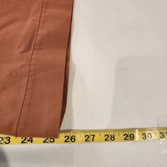 Lafayette 148 Brown High Rise Cropped Wide Leg Pants Size 10 Silent Luxury - Picture 11 of 13